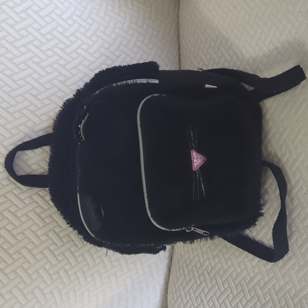 **2 for $10** Target Girl's Black Kitty Backpack 8" X 8"